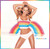 Mariah Carey - Rainbow Vinyl Record Album Art Mariah Carey - Rainbow Vinyl Record Album Art