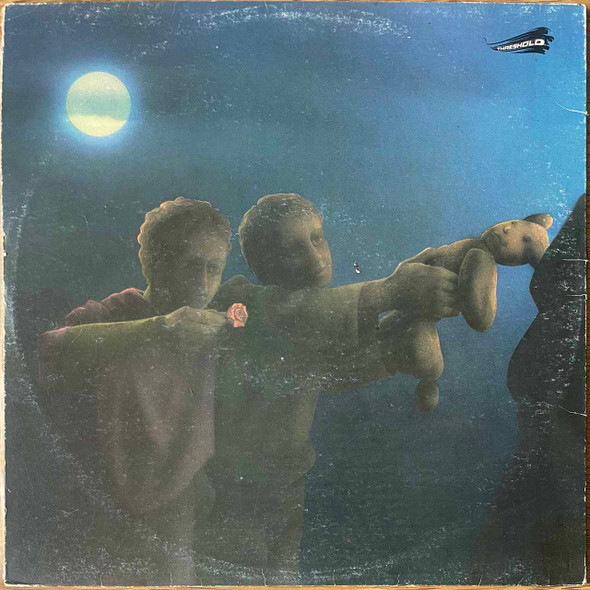 Actual image of the back cover of The Moody Blues's Every Good Boy Deserves Favour second hand vinyl record taken in our record shop