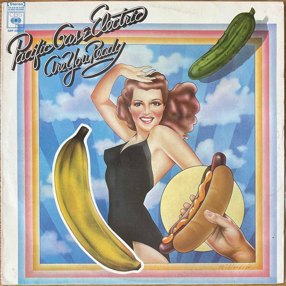 Actual image of the vinyl record album artwork of Pacific Gas And Electric's Are You Ready? LP - taken in our record store
