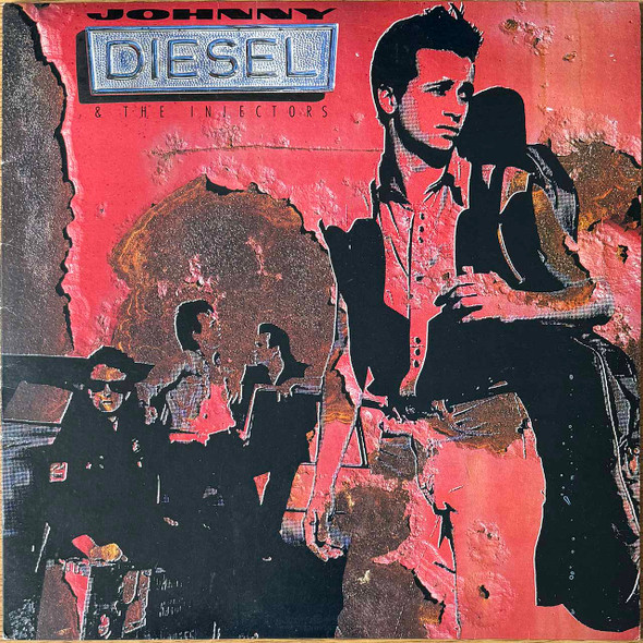 Actual image of the vinyl record album artwork of Johnny Diesel & The Injectors's Johnny Diesel & The Injectors LP - taken in our Melbourne record store