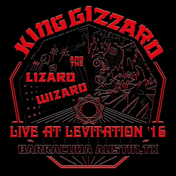 King Gizzard & The Lizard Wizard - Live At Levitation '16 Vinyl Record Album Art
