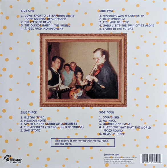 Picture of John Prine Live Vinyl Record