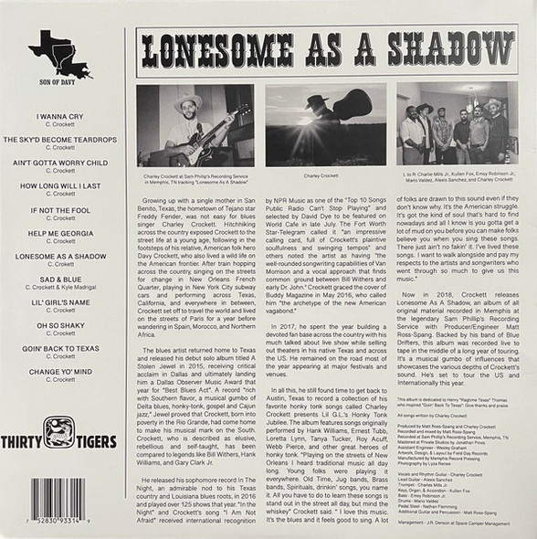 Picture of Lonesome As A Shadow Vinyl Record