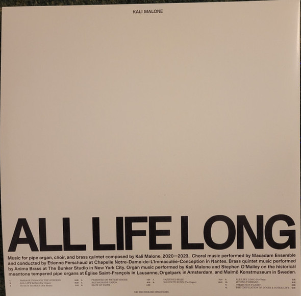 Picture of All Life Long Vinyl Record