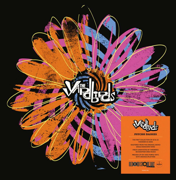 The Yardbirds - Psycho Daisies - The Complete B-Sides (140G Purple Vinyl With Orange Splatters) (RSD 2024) Vinyl Record Album Art