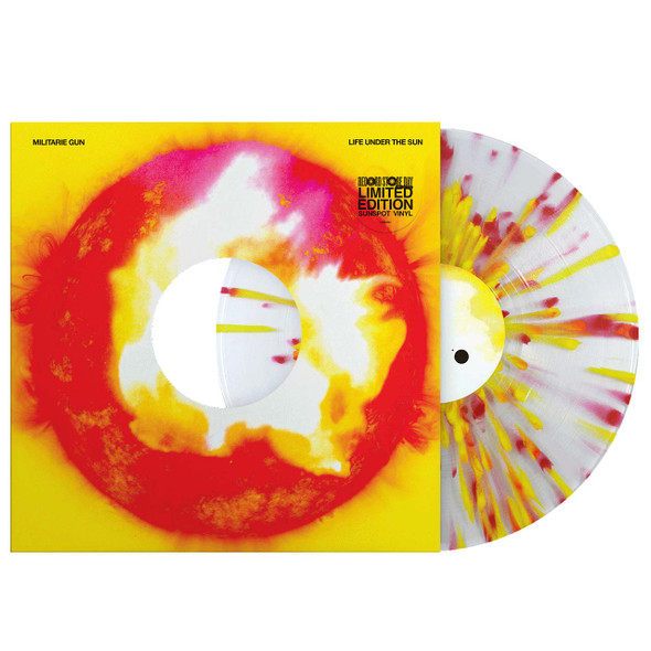 Militarie Gun - Life Under The Sun (Splatter LP) Vinyl Record Album Art
