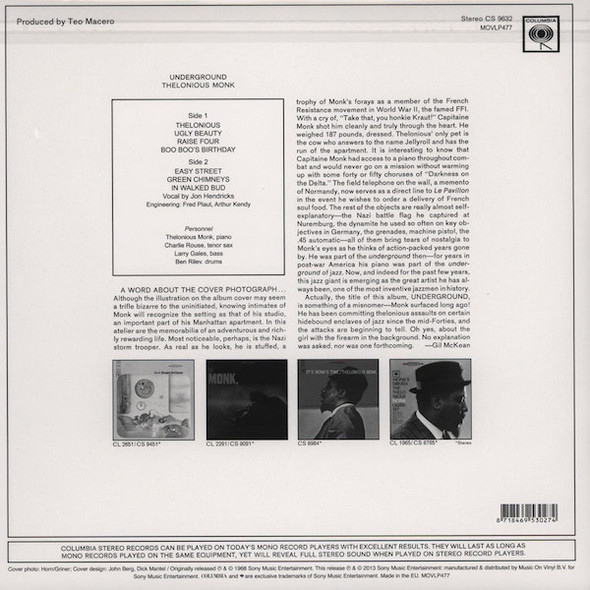 Picture of Underground Vinyl Record