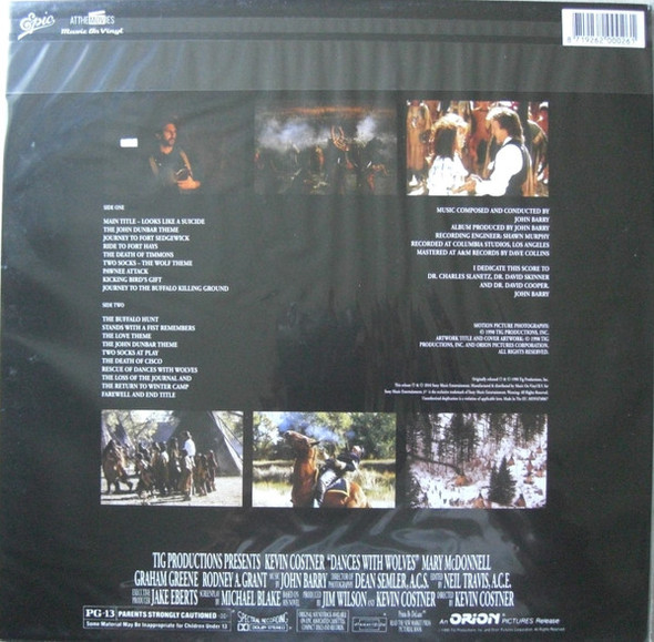 Picture of Dances With Wolves (Original Motion Picture Soundtrack) Vinyl Record