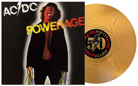 AC/DC - Who Made Who (LP) - 50th Anniversary Gold Vinyl Record