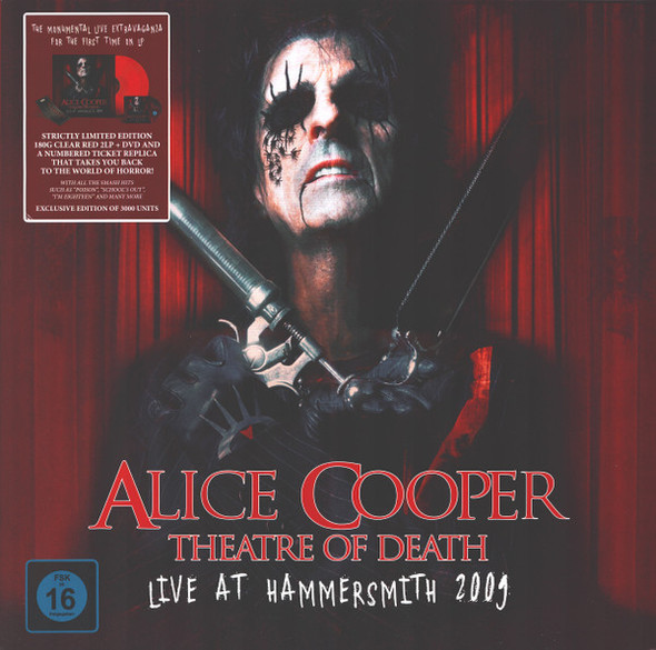 Alice Cooper - Theatre Of Death - Live At Hammersmith 2009 Vinyl Record Album Art