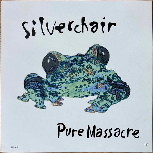 Actual image of the vinyl record album artwork of Silverchair's Pure Massacre LP - taken in our Melbourne record store