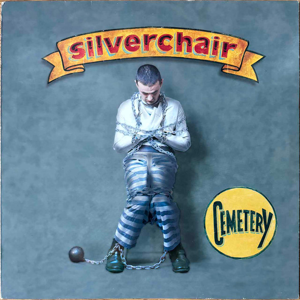 Actual image of the vinyl record album artwork of Silverchair's Cemetery LP - taken in our Melbourne record store