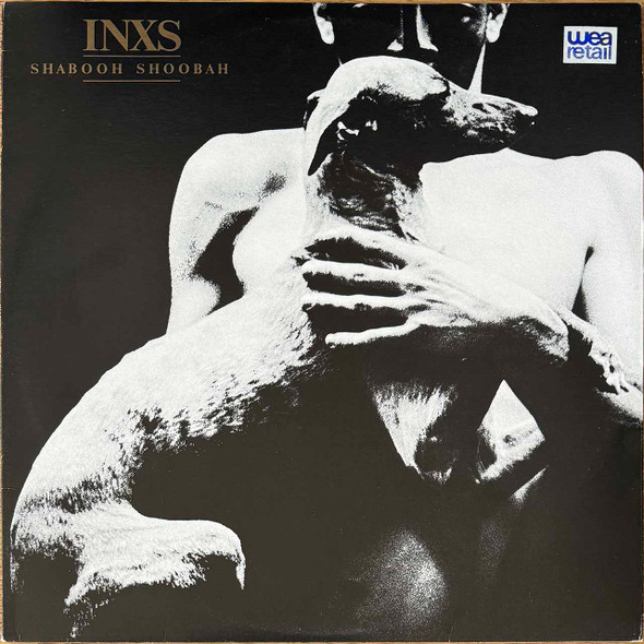 Actual image of the vinyl record album artwork of INXS's Shabooh Shoobah LP - taken in our Melbourne record store
