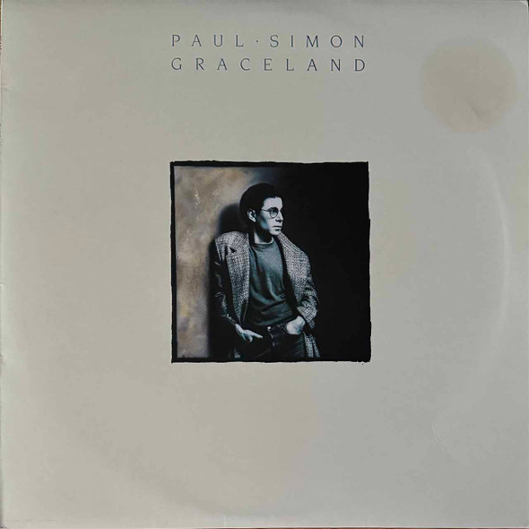 Actual image of the vinyl record album artwork of Paul Simon's Graceland LP - taken in our Melbourne record store