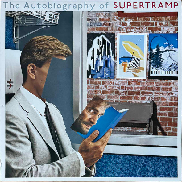 Actual image of the vinyl record album artwork of Supertramp's The Autobiography Of Supertramp LP - taken in our Melbourne record store