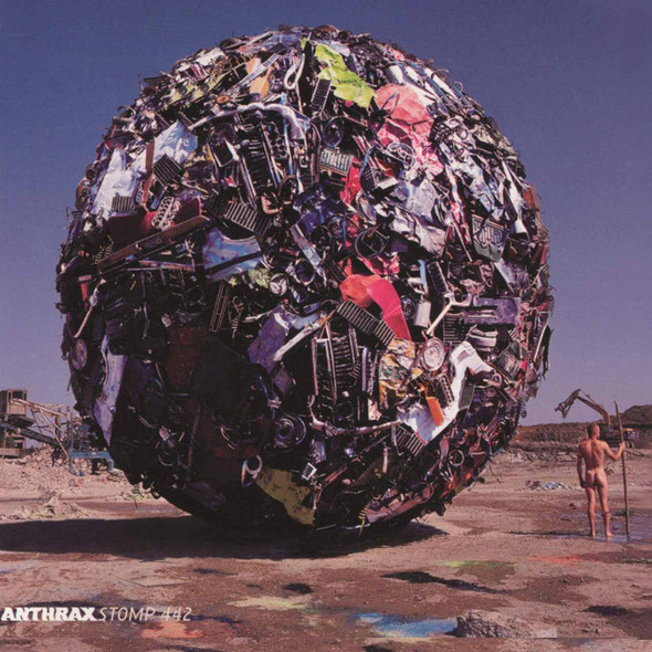 Anthrax - Stomp 442 (Clear Blue Green Splatter LP) Vinyl Record Album Art