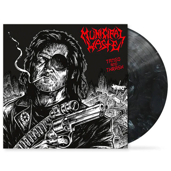 Municipal Waste - Tango & Thrash (Redux) (Black/White Marbled LP) Vinyl Record Album Art