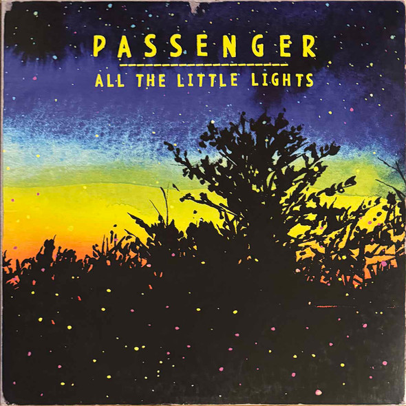 Actual image of the vinyl record album artwork of Passenger 's All The Little Lights LP - taken in our Melbourne record store