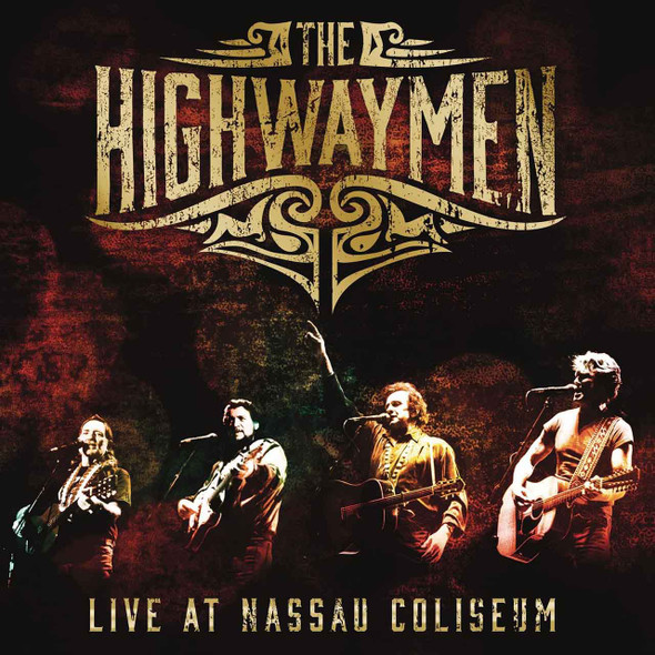 The Highwaymen - Live At Nassau Coliseum Vinyl Record Album Art