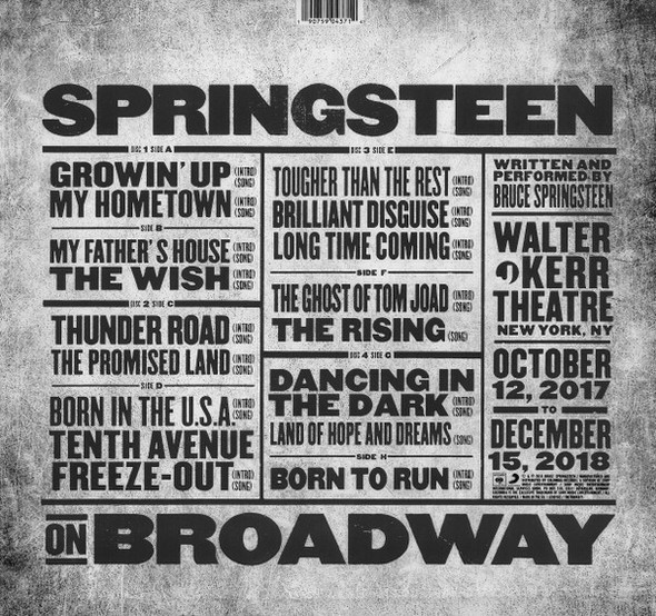Picture of Springsteen On Broadway Vinyl Record