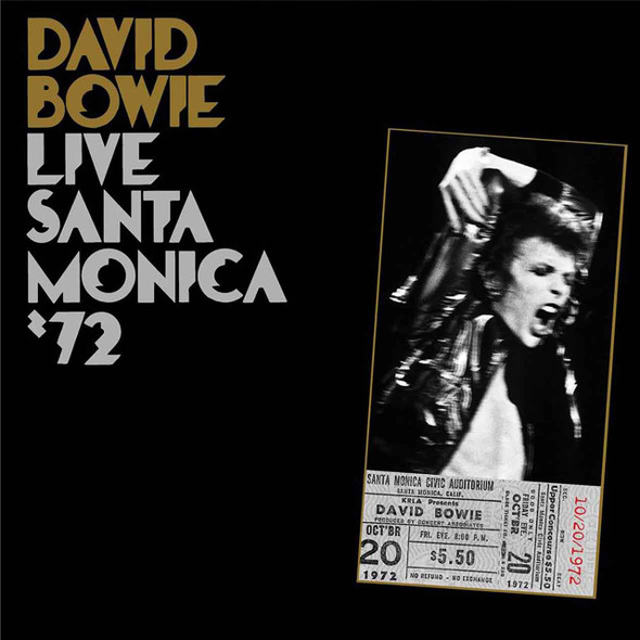 David Bowie - Live Santa Monica '72 Vinyl Record Album Art