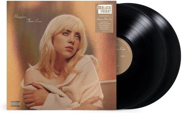 Billie Eilish - Happier Than Ever Vinyl Record Album Art