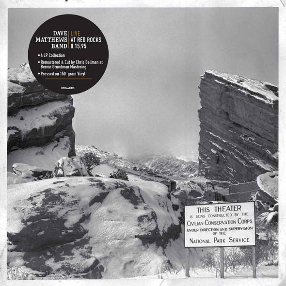 Dave Matthews Band - Live At Red Rocks 8.15.95 Vinyl Record Album Art