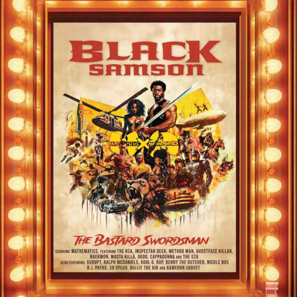 Wu-Tang and Mathematics - Black Samson The Bastard Swordsman: Wu-Tang The Saga Continues Collection Vinyl Record Album Art