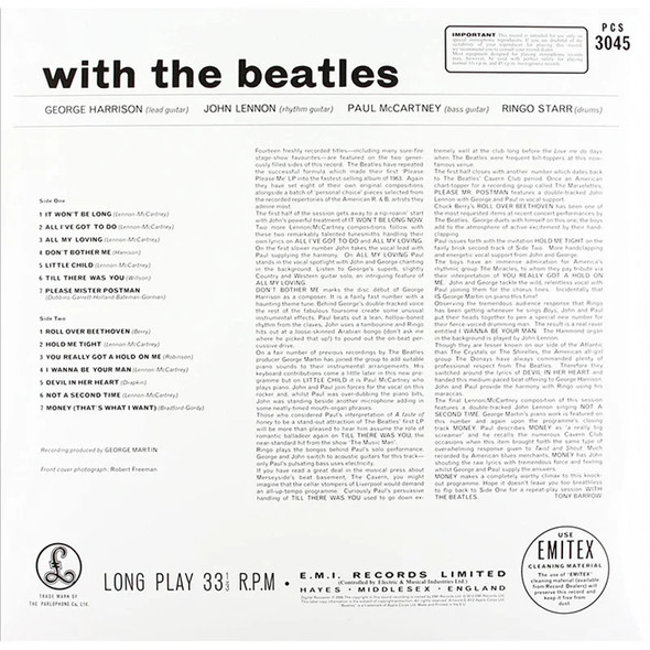 Picture of With The Beatles Vinyl Record