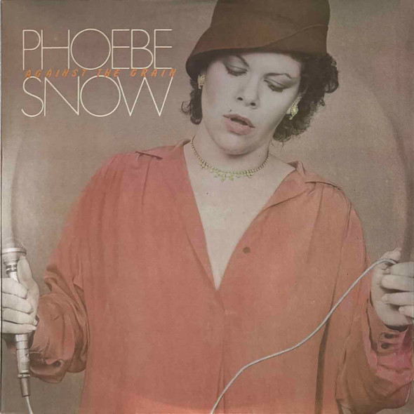 Actual image of the vinyl record album artwork of Phoebe Snow's Against The Grain LP - taken in our Melbourne record store