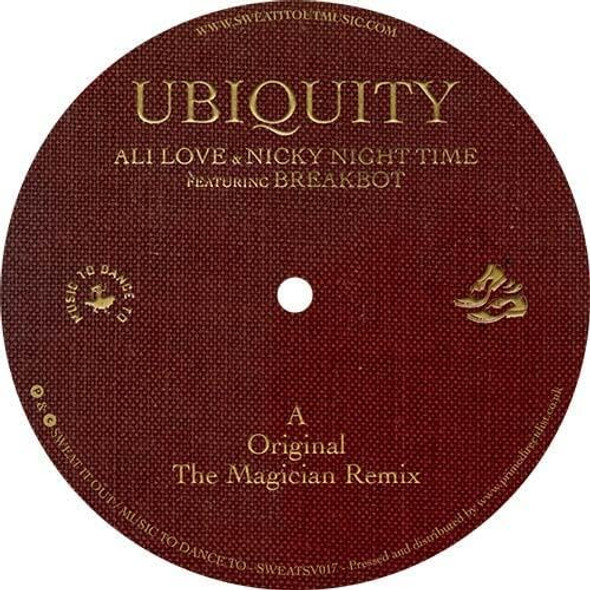 Ali Love & Nicky Night Time Featuring Breakbot - Ubiquity Vinyl Record Album Art