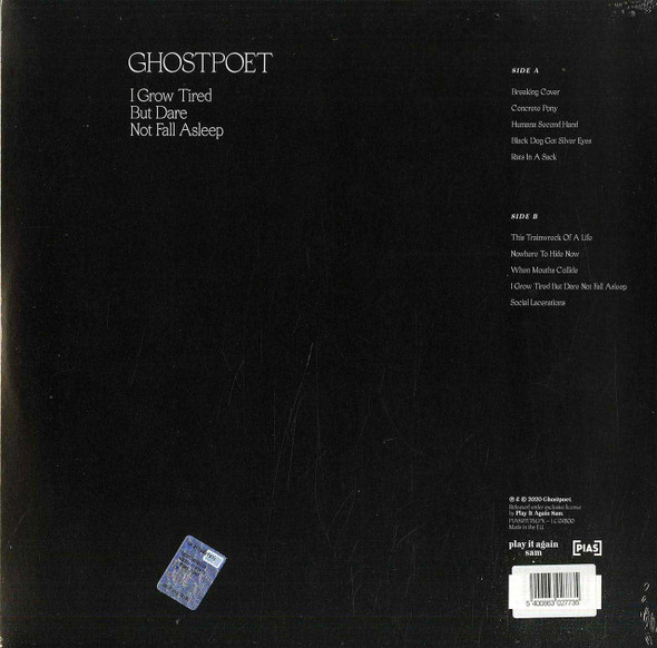 Picture of I Grow Tired But Dare Not Fall Asleep Vinyl Record
