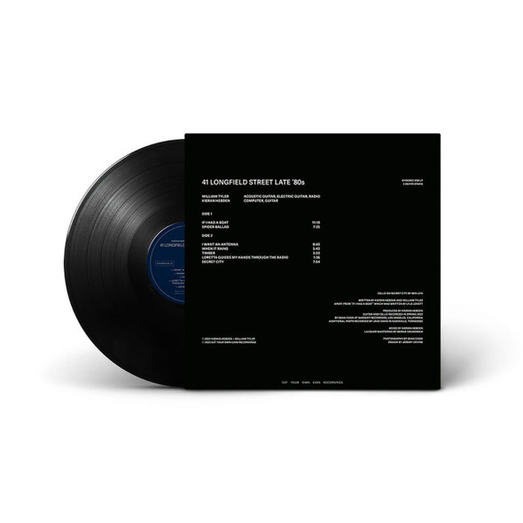 Kieran Hebden, William Tyler - 41 Longfield Street Late ‘80s Vinyl Record Album Art