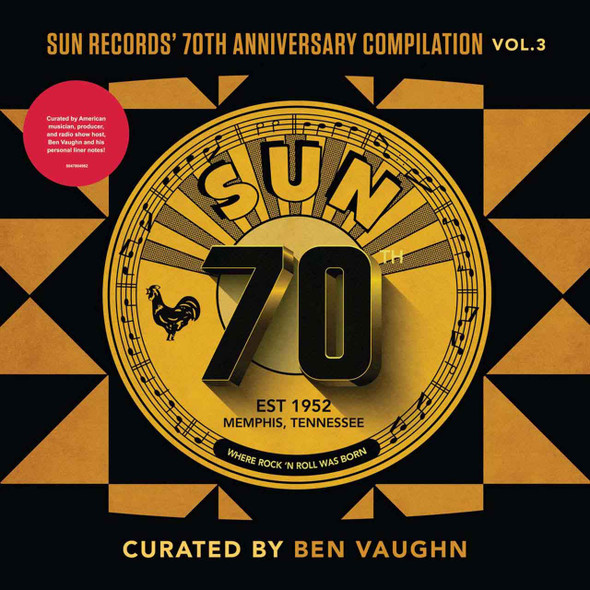 Various - Sun Records' 70th Anniversary Compilation Vol. 3 Vinyl Record Album Art