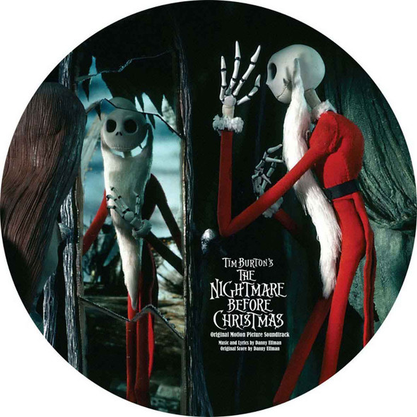 Danny Elfman - Tim Burton's The Nightmare Before Christmas (Original Motion Picture Soundtrack) Vinyl Record Album Art