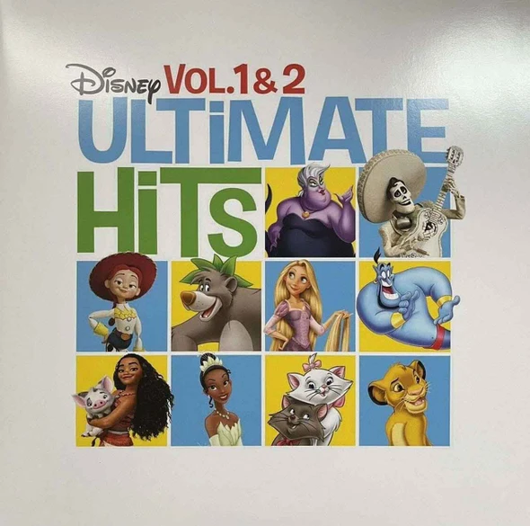 Various - Disney Ultimate Hits Vol.1 & 2 Vinyl Record Album Art