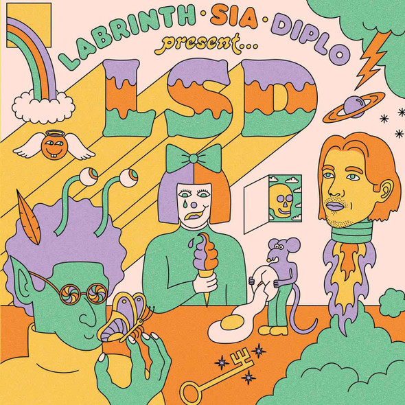 Labrinth, Sia & Diplo Present LSD - LSD Vinyl Record Album Art
