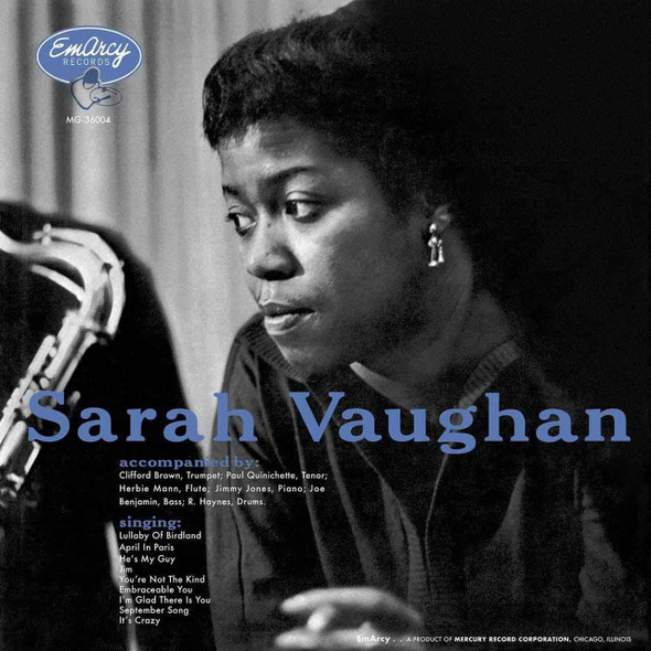 Sarah Vaughan - Sarah Vaughan Vinyl Record Album Art