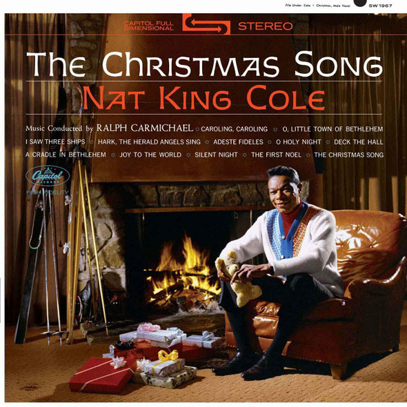 Nat King Cole - The Christmas Song Vinyl Record Album Art