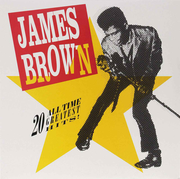 James Brown - 20 All-Time Greatest Hits! Vinyl Record Album Art