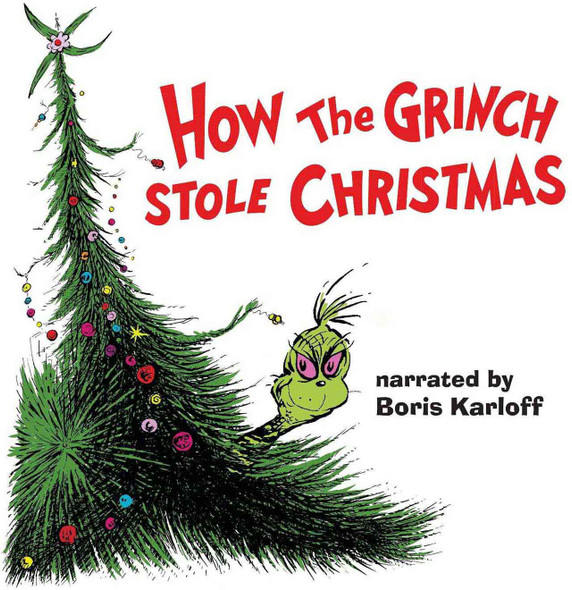 Dr. Seuss - How The Grinch Stole Christmas Vinyl Record Album Art