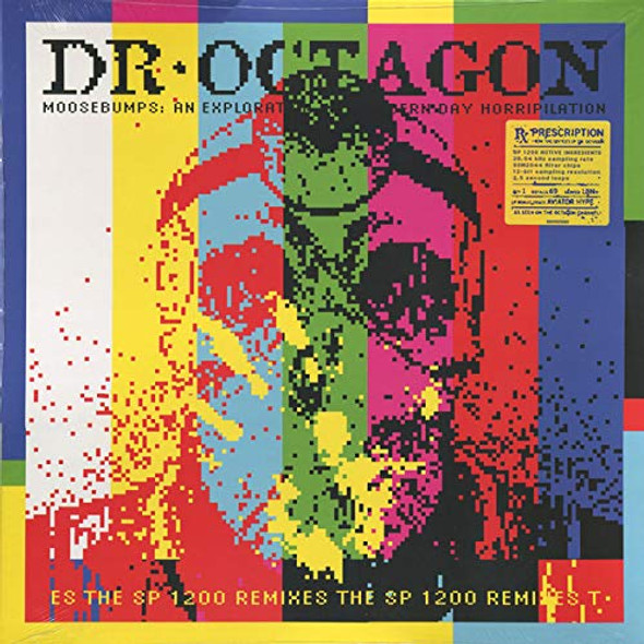 Dr. Octagon - Moosebumps: An Exploration Into Modern Day Horripilation The SP 1200 Remixes Vinyl Record Album Art