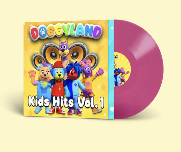 Doggyland - Kids Hits Vol.1 Vinyl Record Album Art