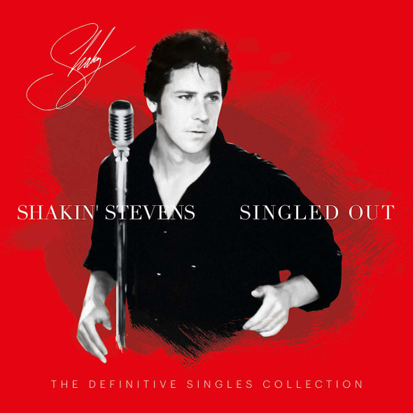 Shakin' Stevens - Singled Out - The Definitive Singles Collection Vinyl Record Album Art