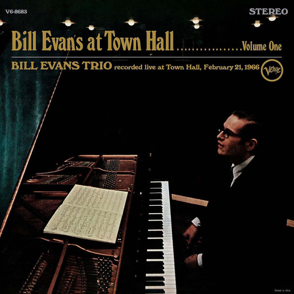 The Bill Evans Trio - Bill Evans At Town Hall (Volume One) Vinyl Record Album Art