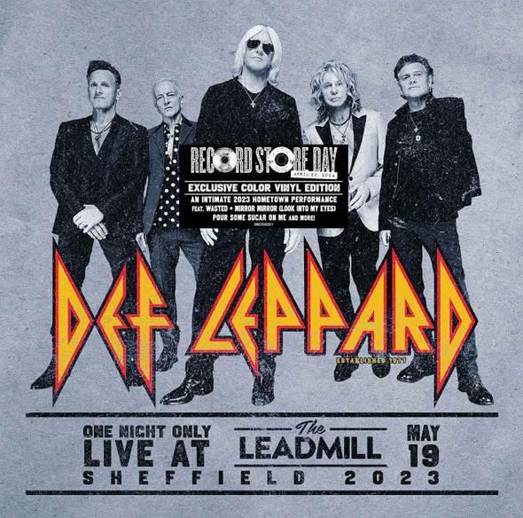Def Leppard - One Night Only: Live At The Leadmill 2023 Vinyl Record Album Art
