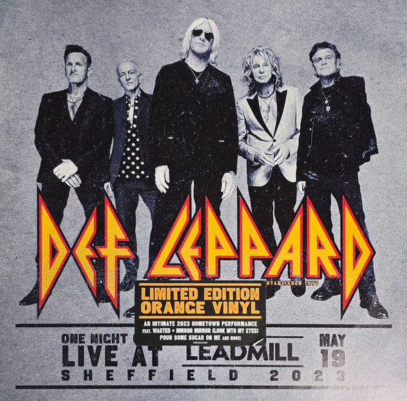 Def Leppard - One Night Only: Live At The Leadmill 2023 Vinyl Record Album Art