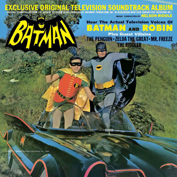 Nelson Riddle - Batman (Exclusive Original Television Soundtrack Album) Vinyl Record Album Art