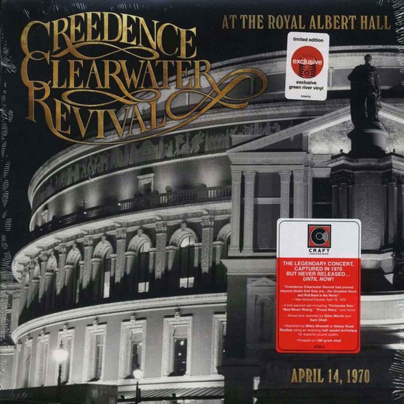 Creedence Clearwater Revival - At The Royal Albert Hall (April 14, 1970) Vinyl Record Album Art