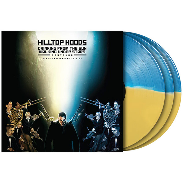 Hilltop Hoods - Drinking From The Sun, Walking Under Stars Restrung Vinyl Record Album Art